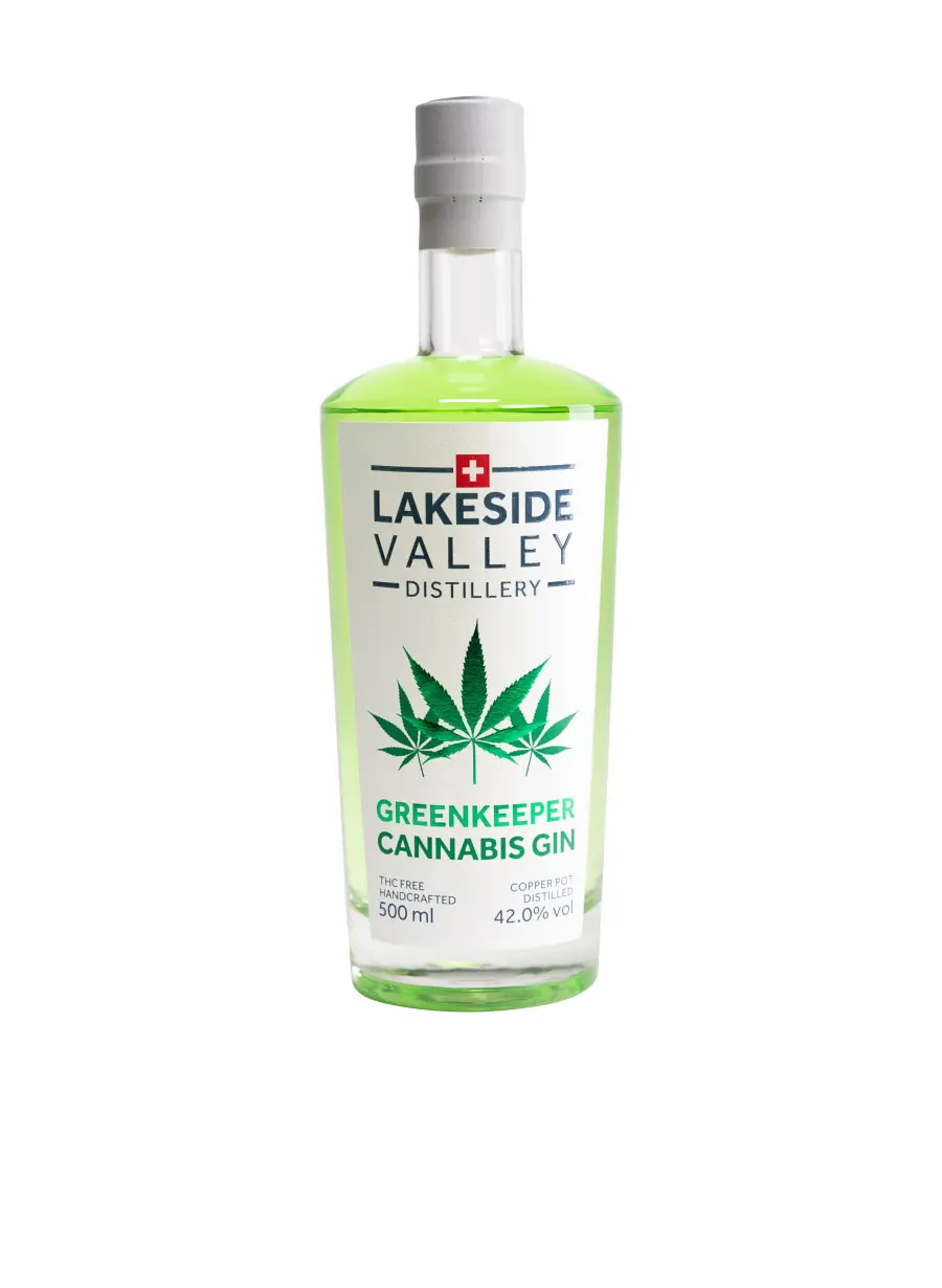 Greenkeeper Cannabis Dry Gin bottle
